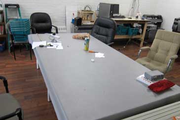 Table in it's normal state